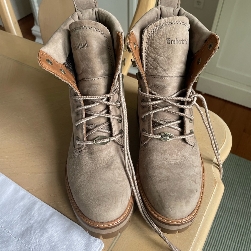 Timberland Women's Tan Leather Boots